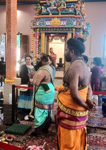 Hindupriester aus Südindien